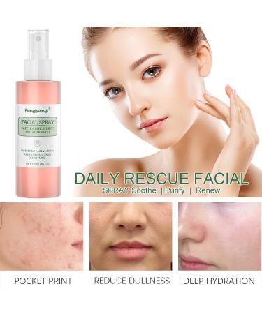 Fengyang Rose Water Tonic moisturizing facial mist soothing water spray for the skin suitable for dry and sensitive combination skin - Buy Online on GoSupps.com