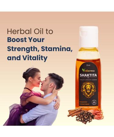 Shaktita Oil - Strength & Stamina Booster for Men - 15ml | International Shipping Available - Buy Online on GoSupps.com