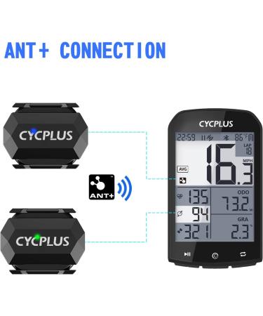 CYCPLUS Dual Module Bicycle Cadence & Speed Sensor - Bluetooth & ANT+ Compatible for Accurate Cycling Metrics - Buy Online on GoSupps.com