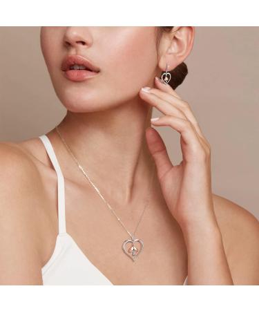 Cute Cat Necklace with Sparkling Zirconia Crystal Birthstone Pendant Necklace for Girls Womens White Gold Over 925 Sterling Silver Animal Necklace Birthstone Jewelry Sweet Present Girlfriend Sisters C Mushroom Ring - Buy Online on GoSupps.com