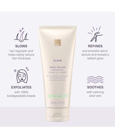 European Wax Center Aloe Body Polish - Slow Hair Growth Exfoliating Scrub Moisturizing Prevent Ingrown Hairs Vitamin E - 6.7oz for Sensitive Skin - Buy Online on GoSupps.com