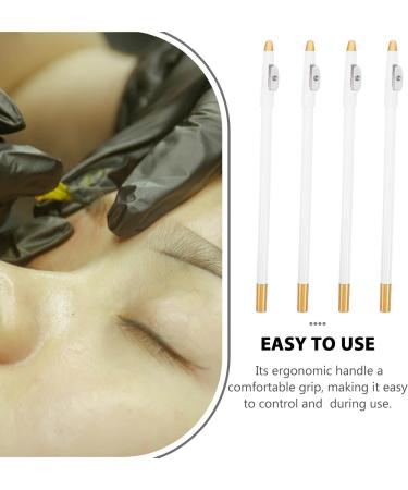 Ensemble 4 Pi ces Crayon Sourcils et Eyeliner Blanc avec Taille-Crayon Int gr Maquillage Waterproof pour Hommes Application Pr cise Guide de Barbe et Ligne des Cheveux - Buy Online on GoSupps.com