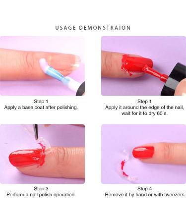 Liquid Latex For Nails Peeling Unscented Liquid Latex Nails Smooth - 10ml Latex Polish Edge Nail Polish Skin Care Nail Barrier Protector For Women Vigcebit - Buy Online on GoSupps.com