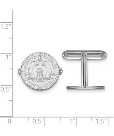 Georgia Tech Crest Sterling Silver Cuff Links - Buy Online on GoSupps.com