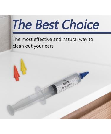 Medical Sales Supply Ear Wax Removal Syringe with Penta-Stream Nozzle - Safe & Comfortable Home Ear Cleaning Tool - Includes 3 Family Safety Tips - Buy Online on GoSupps.com