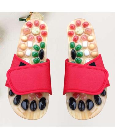 Healeved Acupuncture Jade Relief - Foot Massage Device for Men & Women | Acupressure Sandals for Fasciitis Relief | Size 39-40 - Buy Online on GoSupps.com