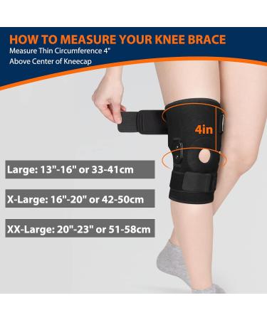 JWISLAND 2 Pack Knee Braces for Women & Men - Arthritis Pain Relief - Patella Gel Pads - X-Large - Buy Online on GoSupps.com