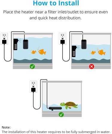 NICREW Aquarium Heater 25W - Constant Thermostat Control for Nano Aquariums | International Shipping Available - Buy Online on GoSupps.com