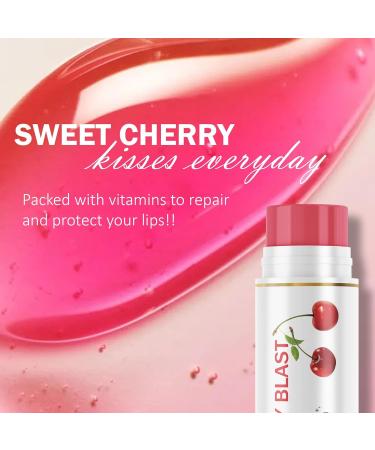 7Days Natural Cherry Blast Lip Balm | Tinted Cherry Shade with Glossy Shine | Enriched with Omega+ | Mango Butter & Argan Oil - Buy Online on GoSupps.com