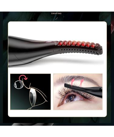 Heated Eyelash Curler 3 Temperature Modes USB Rechargeable Eyelash Curler Electric Eyelash Curler Portable Eyelash Curler for Traveling - Buy Online on GoSupps.com