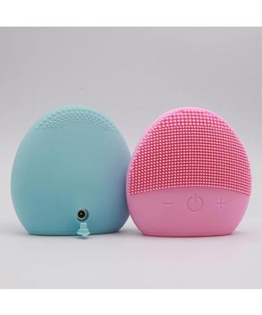 Silicone Face Cleansing Brush Waterproof USB Rechargeable Timer and Extra Soft Silicone for Nail Polish and Face Scrub Anti-Ageing Waterproof Face Cleanser (Pink) - Buy Online on GoSupps.com