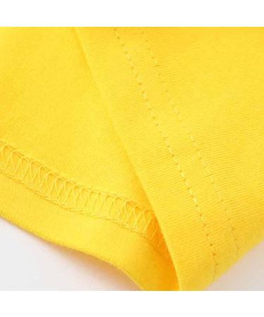 Boys' Novelty Luminous Dinosaur T-Shirt | Short Sleeve Crew Neck Tee | Cartoon Print | 1-7Y | 2-3T | Yellow - Buy Online on GoSupps.com