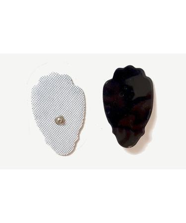 TENS/EMS Unit 20 Snap Electrode Pads - Large Premium Replacement Electrodes | Reusable up to 25 Times | Med X Tens Compatible - Buy Online on GoSupps.com