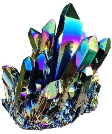 Natural Crystal Rough 1PC Natural Quartz Rainbow Titanium Cluster Rare Decoration Craft Home Decor 15 g As Shown - Buy Online on GoSupps.com