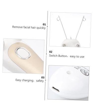 Fomiyes Zugpfer Hair Remover Tool for Women | Face Razor & Thread Hair Removal | Golden Medium - Buy Online on GoSupps.com