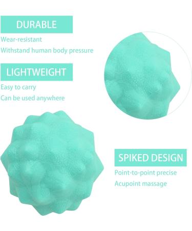 Cozlly Massage Balls Set - Spiked & Peanut Trigger Point Relief for Legs Feet & Hands | Fascia Ball for Plantar Fasciitis Pain Relief (Green) - Buy Online on GoSupps.com