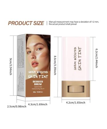 SWETIYOU Beauty Balm Serum Boosted Skin Tint Foundation Makeup Stick Hydrating Tinted Moisturizer Lightweight and Buildable Solid Tinted Hydrating Serum Foundation Contour Stick Natural Finish(03#) - Buy Online on GoSupps.com