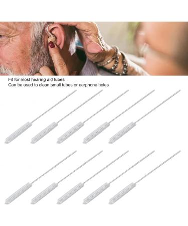 10pcs Hearing Aid Vent Brush | Flexible & Portable Tube Tool for Home Use - Buy Online on GoSupps.com