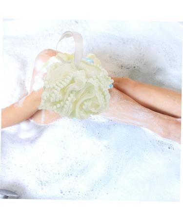 2pcs Flower Bath Ball & Loofah Set - Exfoliating Scrubber for Rich Foaming Bath | Travel-Friendly Body Cleanser - Buy Online on GoSupps.com