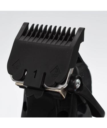2 Pieces 2 Lengths Professional Hair Clipper Attachment Guide Guard Combs 1/16" 1/8" 1.5mm 3mm Compatible with Wahl Standard Full-Sized 5 Star Series Magic Clip Hair Clippers (Black) - Buy Online on GoSupps.com