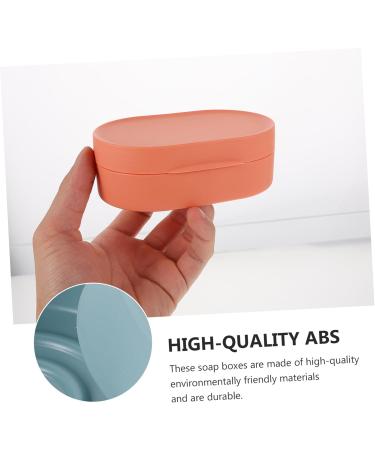 Ciieeo 16 Pcs Boxes Soap Box Soap Holder Soap Case Water Drain Soap Rack Travel Supply Kitchen Sponge Holder Soap Pad Shower Soap Protector Soap Storage Rack Seal Sink Basin Container Abs - Buy Online on GoSupps.com