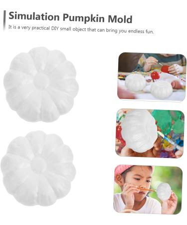 NUOBESTY 10pcs Foam Simulation Pumpkin Ornament Artificial Foam Pumpkins Durafoam Pumpkin Set Child Mini White 10X10CM - Buy Online on GoSupps.com