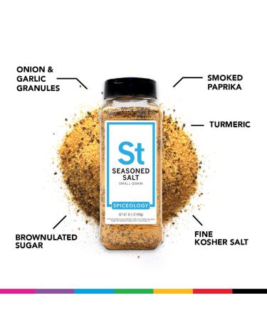 Spiceology Seasoned Salt - Versatile Gourmet BBQ Rub for French Fries, Steak, Chicken, Fish & Veggies - 35.2 oz - Buy Online on GoSupps.com