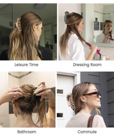 Grehge - 8 Piece Hair Clips (Neutral Tones) - Buy Online on GoSupps.com