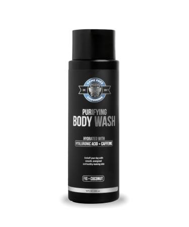 Game Face Grooming Body Wash Men s 12 Fl Oz Shower Gel | Cleanses, Exfoliates, And Hydrates Your Skin And Face| Plant Based And Sulfate Free | Fig & Coconut Scent