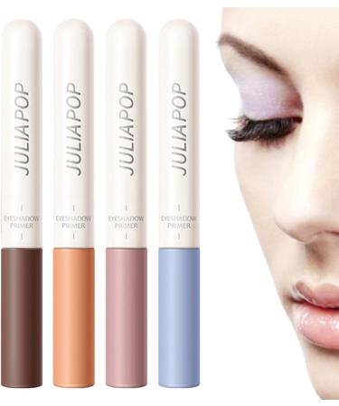 Eye Shadow Set 4 Colors Liquid Matte Eyeshadow Set for Girl - Neutral Eyeshadow Smooth High-pigmented Cream Eye Shadow Stick Quick-Drying Waterproof Eye for Makeup Aocate - Buy Online on GoSupps.com