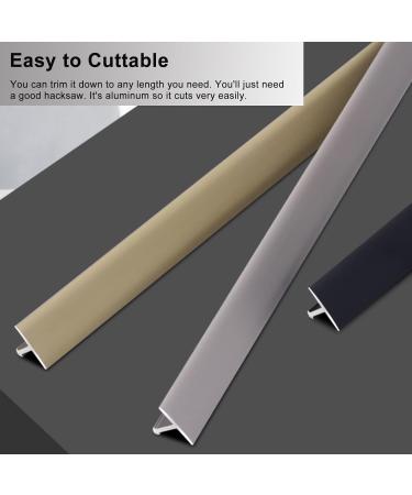 Gold Floor Transition Strip for Wheelchair 1inch Wide Thresholds Reducer Flute Lightweight Floor Edge Trim Bar for Indoor Outdoor (Size : 120cm/47.2in) Gold 120cm/47.2in - Buy Online on GoSupps.com