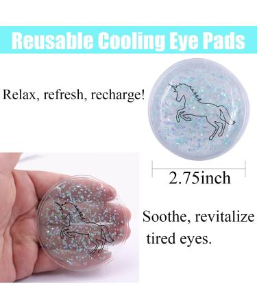 Unicorn Eye Pad - Reusable Cooling Gel Eye Pads for Redness & Pain Relief - Buy Online on GoSupps.com