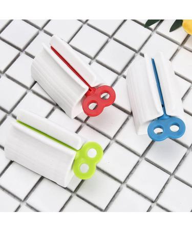 Rolling Tube Toothpaste Squeezer Rotate Toothpaste Dispenser Toothpaste Seat Stand 3PCS - Buy Online on GoSupps.com