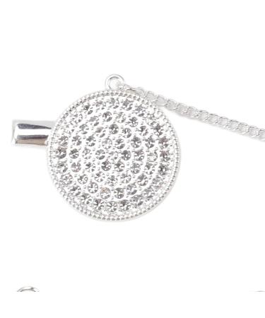 Bling Pacifier - Ultra Soft Rhinestone Crown Baby Pacifier | Portable & Safe with Chain Clip - Soothes Baby - Blue - Buy Online on GoSupps.com