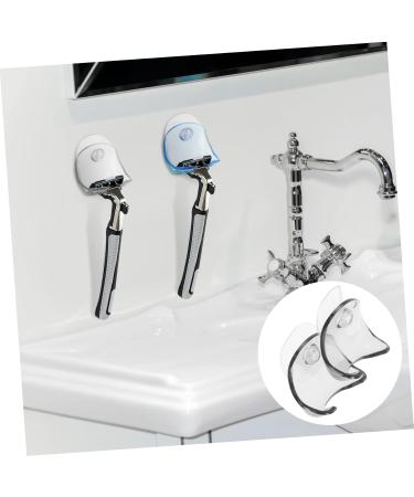 BeatifuFu 2-Piece Manual Razor Keeper Suction Cup Rack - Bathroom Organizer for Shavers - Buy Online on GoSupps.com