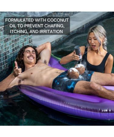 Happy Nuts Comfort Powder - Anti-Chafing Body Powder for Men - 6 Ounce - Buy Online on GoSupps.com