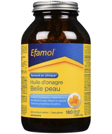 EFAMOL EPO 1000mg | 180ct - Omega-3 Supplement for Heart Health - Buy Online on GoSupps.com