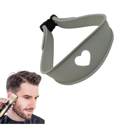 Neckline Templates For Shaving - Hair Trimming Guide Tool for Cutting - Curved Silicone Hair Styling Tools Haircut Bands for Home Haircuts Gray - Buy Online on GoSupps.com
