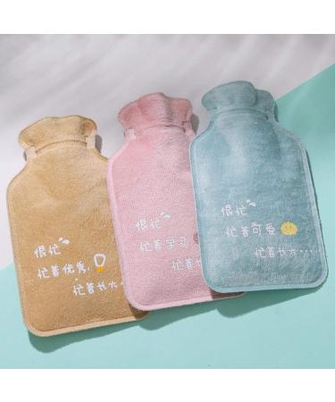 Buy Cute Heat Bottle with Cover - Portable Mini Hot Water Bag & Hand Warmers in Blue | Best International Shipping - Buy Online on GoSupps.com