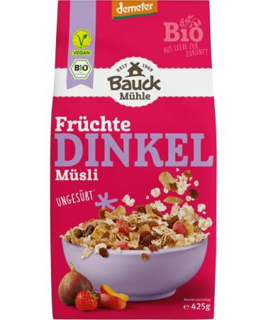  Bauck Bauckhof Organic Spelt Muesli - Demeter - 6 x 425 g - Buy Online on GoSupps.com
