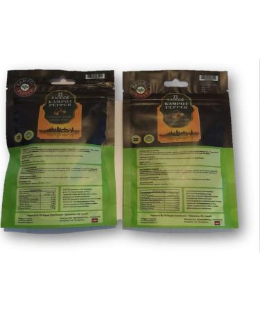 Kadode Kampot Pepper - Black Peppercorns for Grinder 100g Organic Authentic Cambodian Kampot Pepper Natural Fair-Trade and Traceable to The Farmer (Pack of 2 x 50g) - Buy Online on GoSupps.com