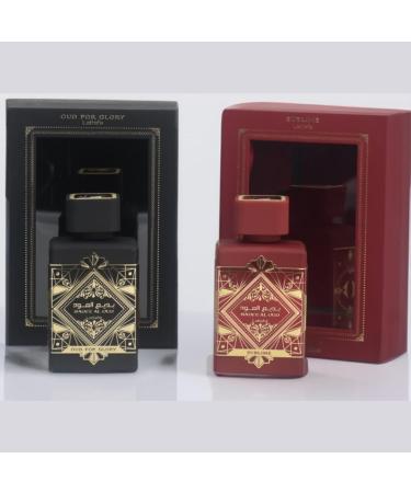 Lattafa Perfumes Bade'e Al Oud for Glory & Bade'e Al Oud Sublime EDP - 100ml (3.4 oz) |Vanilla Amber & Oud (VALUE PACK) - Buy Online on GoSupps.com