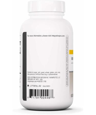 Integrative Therapeutics Resveratrol Ultra HP - Heart Health Support Supplement for Daily Antioxidant Support*- Once-Daily, Non-Soy Softgel - Gluten-Free & Dairy-Free - 60 Softgels (60 Servings) Standard Packaging - Buy Online on GoSupps.com