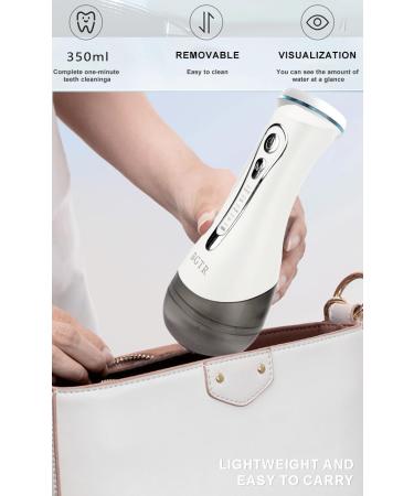 Water Dental Flosser - Portable Cordless Oral Irrigator 300ML IPX7 Waterproof Rechargeable Travel Cleanser for Home & Travel | Best Teeth Pick Solution - Buy Online on GoSupps.com