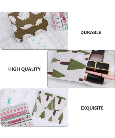 Toyvian Teen Girl Purse 6pcs Sanitary Napkin Storage Bag Set - Portable Pad Coin & Makeup Bags for Women and Girls - Buy Online on GoSupps.com