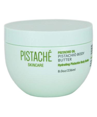 Pistach Skincare Pistachio Oil Whipped Body Butter Cream Moisturizer (a.k.a The Boyfriend Body Butter) + Hydrates Dry Skin and Nourishes + Vitamin E + Antioxidant Protection, 8.0 oz