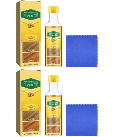 Natural Extracts Wood Care Polish 125ml Pecan Oil Wood Polish for Enhanced Furniture Beauty for Tables Chairs Cabinets 2 Sets - Buy Online on GoSupps.com