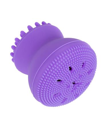 Octopus Shape Waterpro Silicone Facial Cleansing Brush Manual Facial Cleansing BrushesFacial Cleansing Brushes() Purple