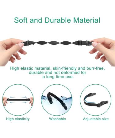LUCTHY Adjustable Mask Holder - 6pcs Back of Head Straps for Adults & Children | Comfortable & Secure Face Mask Solutions - Buy Online on GoSupps.com