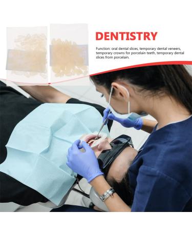 Healifty Dental Temporary Crown Veneers - 200pcs Tooth Filling Thermal Beads Kit for Missing/Broken Tooth Repair - Fake Teeth Replacement in White - Buy Online on GoSupps.com